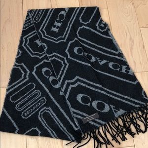 Coach wool & cashmere scarf